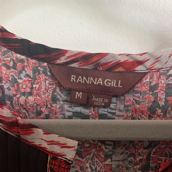 Anthropologie Ranna Gill Embroidered Blouse - Picture 3 of 8